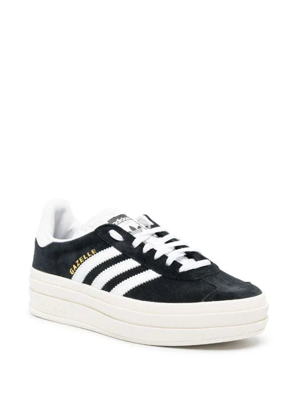 ADIDAS GAZELLE BLACK/WHITE BOLD PLATFORM